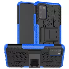 Чехол бампер для Samsung Galaxy A03s Nevellya Case Blue (Синий)