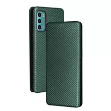Чехол книжка для Motorola Moto G60 Anomaly Carbon Book Green (Зеленый)