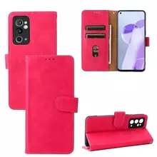 Чехол книжка для OnePlus 9 RT Anomaly Leather Book Red-Pink (Красно-Розовый)