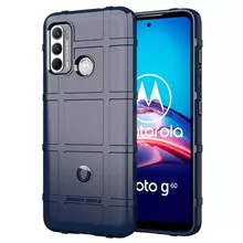 Чехол бампер для Motorola Moto G60 Anomaly Rugged Shield Blue (Синий)