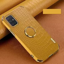 Чехол бампер для Oppo A72 Anomaly X-Case с кольцом-держателем Yellow (Желтый)
