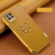 Чехол бампер для Oppo A54 Anomaly X-Case с кольцом-держателем Yellow (Желтый)