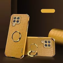 Чехол бампер для Samsung Galaxy M22 Anomaly X-Case с кольцом-держателем Yellow (Желтый)