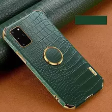 Чехол бампер для Samsung Galaxy Note 10 Lite Anomaly X-Case с кольцом-держателем Green (Зеленый)