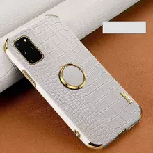 Чехол бампер для Samsung Galaxy Note 10 Lite Anomaly X-Case с кольцом-держателем White (Белый)