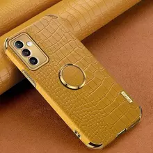 Чехол бампер для Samsung Galaxy Note 20 Anomaly X-Case с кольцом-держателем Yellow (Желтый)