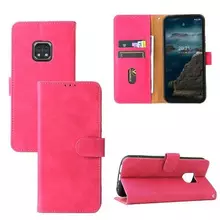 Чехол книжка для Nokia XR20 Anomaly Leather Book Red-Pink (Красно-Розовый)