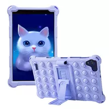 Силиконовый чехол бампер Ainiyo Pop It cover для планшета Samsung Galaxy Tab A 8.0" SM-T290 T295 2019 Фиолетовый