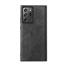 Чехол бампер для Samsung Galaxy Note 20 Ultra Anomaly Alcantara Black (Черный)