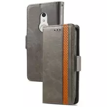 Чехол книжка для Motorola Moto G9 Play Anomaly Business Wallet Grey (Серый) 