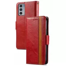 Чехол книжка для OnePlus Nord 2 Anomaly Business Wallet Red (Красный) 