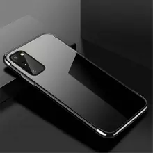 Чехол бампер для Samsung Galaxy S20 FE Anomaly Color Plating Black (Черный)