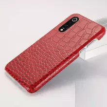 Кожаный чехол бампер для Sony Xperia 5 III Anomaly Crocodile Style Red (Красный) 
