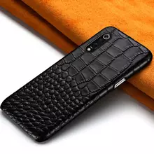 Кожаный чехол бампер для Sony Xperia 5 II Anomaly Crocodile Style Black (Черный) 