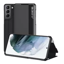 Чехол книжка для Samsung Galaxy S22 Anomaly Smart Window Black (Черный)