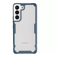Чехол бампер для Samsung Galaxy S22 Nillkin TPU Nature Pro Blue (Синий)