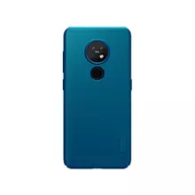 Чехол бампер Nillkin Super Frosted Shield для Nokia 7.2 Blue (Синий) 6902048187122