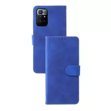 Чехол книжка для Xiaomi Poco X3 GT Anomaly Leather Book Blue (Синий) 