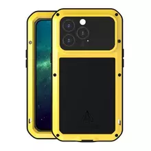 Противоударный чехол бампер для iPhone 13 Pro Love Mei PowerFull Yellow (Желтый) 