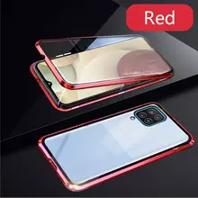 Противоударный чехол бампер для Samsung Galaxy M53 Anomaly Magnetic 360 With Glass Red (Красный) 