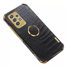 Чехол бампер для Samsung Galaxy A13 Anomaly X-Case (с кольцом-держателем) Black (Черный) 