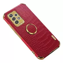 Чехол бампер для Samsung Galaxy A13 Anomaly X-Case (с кольцом-держателем) Red (Красный) 