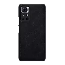 Чехол книжка для Xiaomi Redmi Note 11S Nillkin Qin Black (Черный)