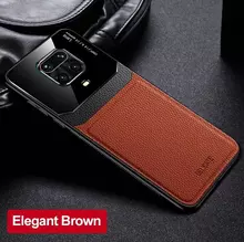 Чехол бампер для Xiaomi Redmi Note 10 Lite Anomaly Plexiglass Brown (Коричневый) 