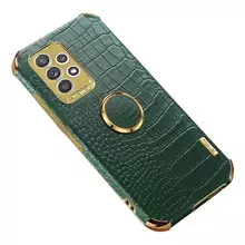 Чехол бампер для Samsung Galaxy A23 Anomaly X-Case (с кольцом-держателем) Green (Зеленый) 