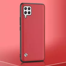 Чехол бампер для Samsung Galaxy A12 Nacho Anomaly Color Fit Red (Красный) 