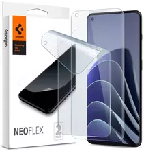Защитная пленка для OnePlus 10 Pro Spigen Screen Protector Neo Flex HD (2 шт. в комплекте) Crystal Clear (Прозрачный) AFL04609