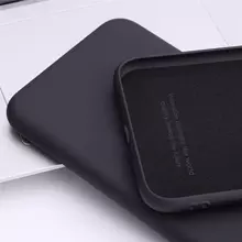 Чехол бампер для OnePlus 10 Pro Anomaly Silicone (с микрофиброй) Black (Черный)
