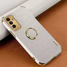 Чехол бампер для Samsung Galaxy A04s Anomaly X-Case (с кольцом-держателем) White (Белый)