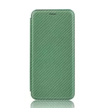 Чехол книжка для Realme Narzo 50 Pro Anomaly Carbon Book Green (Зеленый)