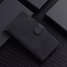 Чехол книжка для Realme V15 Anomaly Leather Book Black (Черный)