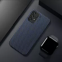 Чехол бампер для Samsung Galaxy A73 5G Anomaly PC Carbon Blue (Синий)