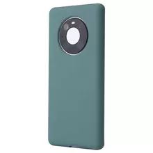 Чехол бампер для Huawei Mate 50 Pro Anomaly Silicone (с микрофиброй) Dark Green (Темно Зеленый)