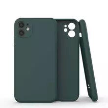 Чехол бампер для Infinix Hot 20 5G Anomaly Silicone (с микрофиброй)Dark Green (Темно Зеленый)