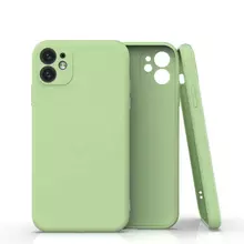 Чехол бампер для Motorola Moto E32 Anomaly Silicone (с микрофиброй)Light Green (Светло Зеленый)