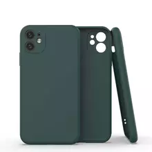 Чехол бампер для Motorola Moto E32 Anomaly Silicone (с микрофиброй)Dark Green (Темно Зеленый)