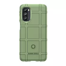 Чехол бампер для Motorola Moto G52 Anomaly Rugged Shield Green (Зеленый)