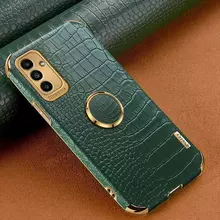 Чехол бампер для Samsung Galaxy A04e Anomaly X-Case (с кольцом-держателем) Green (Зеленый)