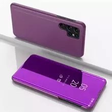 Чехол книжка для Samsung Galaxy S23 Ultra Anomaly Clear View Lilac (Лиловый)