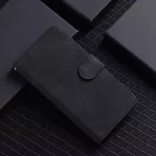 Чехол книжка для Motorola Moto E22s Anomaly Leather Book Black (Черный)