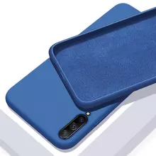 Чехол бампер для Motorola Moto G72 Anomaly Silicone (с микрофиброй) Blue (Синий)