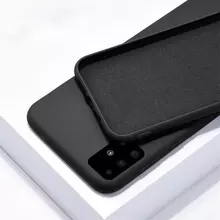 Чехол бампер для Xiaomi Civi 2 Anomaly Silicone (с микрофиброй) Black (Черный)