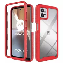 Противоударный чехол бампер для Motorola Moto X40 Anomaly Hybrid 360 Red (Красный)