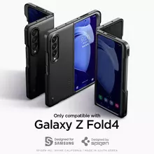 Противоударный чехол бампер Spigen Thin Fit для Samsung Galaxy Z Fold 4 Black (Черный)