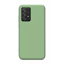 Чехол бампер для Samsung Galaxy A23 Anomaly Silicone (с микрофиброй) Light Green (Светло Зеленый) 