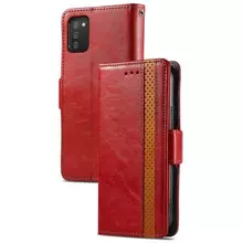 Чехол книжка для Asus Zenfone 8 Anomaly Business Wallet Red (Красный)